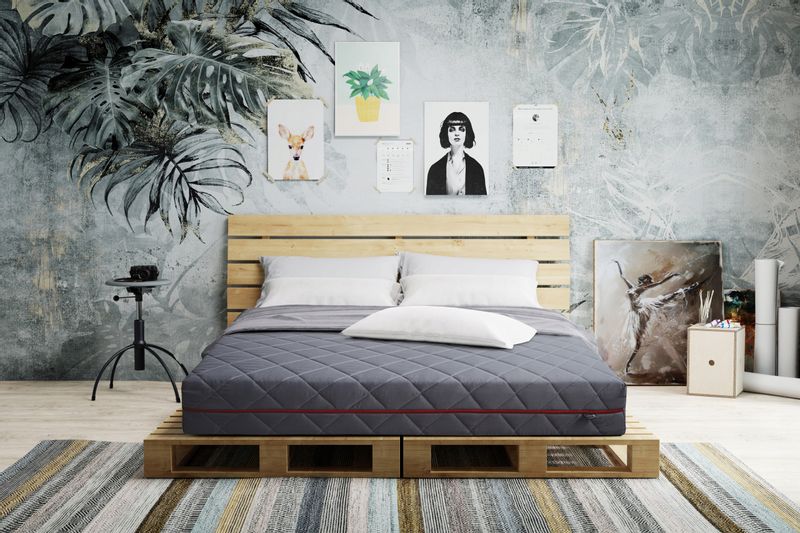 Materac GREY 160x200 KOKOS 7 stref MASUJĄCY - 24cm zdjęcie 5