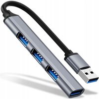 ADAPTER RODZIELACZ ROZGAŁĘŹNIK SPLITTER SUPER SLIM HUB USB-A 1x 3.0 3x 2.0