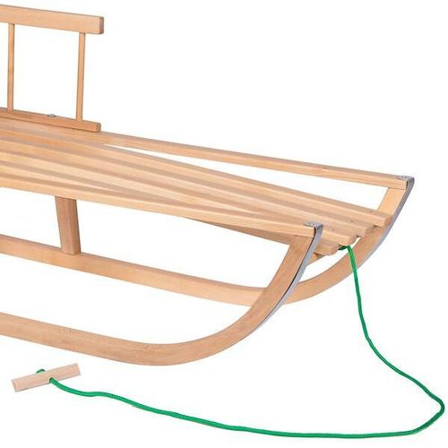 Sanki drewniane z oparciem na Arena.pl