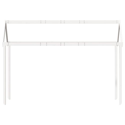 Daszek do łóżka dziecięcego, biały, 207x80,5x151,5 cm, sosnowy na Arena.pl