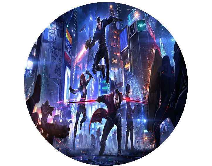 Podkładka pod myszkę Cyberpunk zdjęcie 2