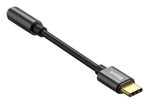 Adapter Baseus L54 USB-C Type C na mini Jack 3.5mm Audio black na Arena.pl