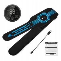 MASAŻER ELEKTROSTYMULATOR MIĘŚNI SZYI KARKU BRZUCHA EMS PAS WYSZCZUPLAJĄCY