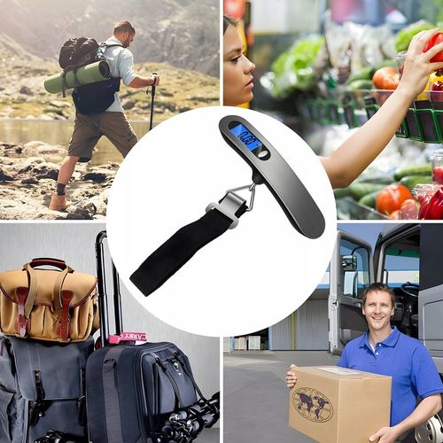 WAGA BAGAŻOWA PODRÓŻNA HAKOWA TURYSTYCZNA LOTNICZA RĘCZNA LCD DO 50KG na Arena.pl