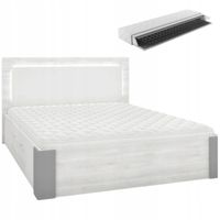 Łóżko sypialniane HELIOS 160x200 z materacem FANTASY stylowe PRODUCENT PL