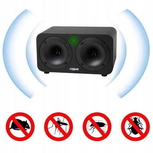 ULTRADŹWIĘKOWY ODSTRASZACZ GRYZONI NA MYSZY KUNY SZCZURY BIONICZNY na Arena.pl