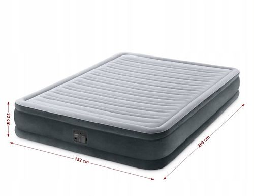Materac dmuchany Air Bed Comfort-Plush Queen 203x152x33 cm Intex 67770 na Arena.pl