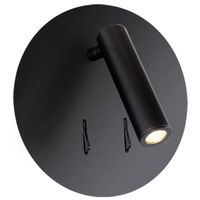 Ścienna lampa salonowa Faro AZ3204 z włącznikiem sopel czarna