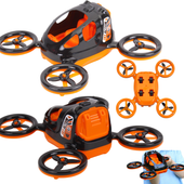 Quadkopter 2W1 Quad Helikopter Transport Duża Kabina Ruchome Śmigła Kółka