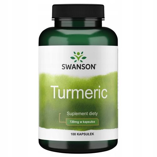 SWANSON KURKUMA KURKUMINA TURMERIC 100kap 720mg na Arena.pl