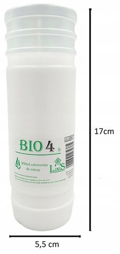 Wkłady do zniczy Parafinowe Znicze Bio 4 Całoroczne 17 cm do 4 dni x 20szt. na Arena.pl