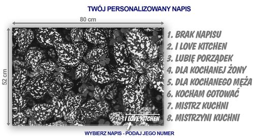 SZKLANA DESKA NA KUCHENKĘ 80x52 013B MONO LIŚCIE na Arena.pl