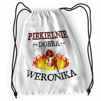 Plecak Dla Weroniki Szkolny Worek Torba Z Nadrukiem Ze Zdjęciem