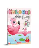 Koloruj. Słodkie Flamingi