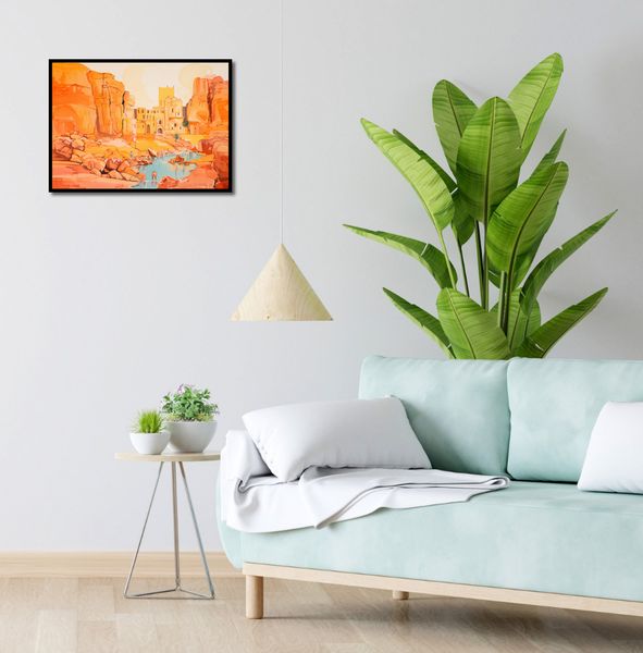 Plakat 55x40cm Ruiny pod Słońcem zdjęcie 4