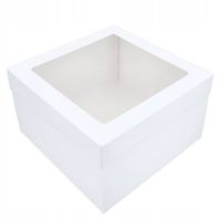 Pudełko Na Tort Karton Okienko Transparentne Opakowanie Na Tort