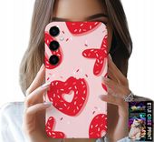 ETUI DO SAMSUNG GALAXY A54 5G - KOBIECE, MODNE WZORY XOXO SERCE + SZKŁO