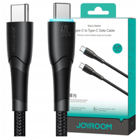 kabel joyroom starry series sa32-cc3 usb-c / usb-c 60w 1m - czarny