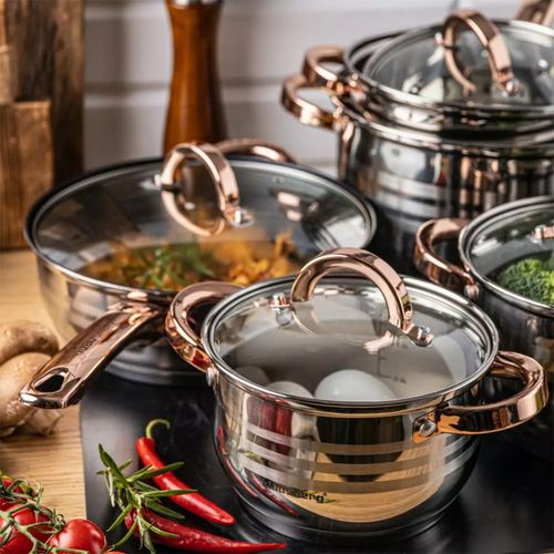 zestaw garnków 12 elementów klausberg kb-7700 na Arena.pl