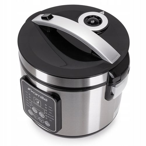 MULTICOOKER ELEKTRYCZNY garnek SZYBKOWAR parowar 13 programów KAMILLE na Arena.pl