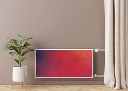 MATA Magnetyczna Grzejnika Kolorowe Ombre 110cm x 60cm na Arena.pl