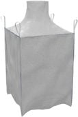 worek big-bag 90*90*90 cm biały, komin wsypowy - mg-300-0015