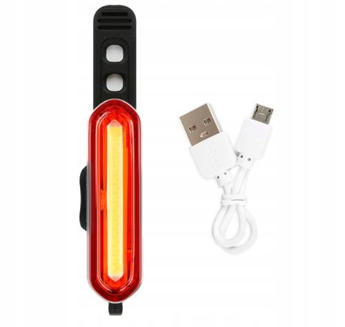 ZESTAW LAMPKA LATARKA LED USB ROWEROWA TYŁ PRZÓD na Arena.pl