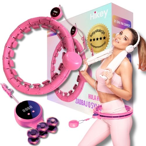 HULA HOP DO ĆWICZEŃ Z OBCIĄŻENIEM WYPUSTKAMI I LICZNIKIEM SMART na Arena.pl