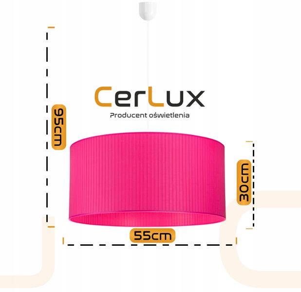 Lampa wisząca PLISA 55 cm zdjęcie 2