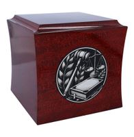 Drewniana Urna Tematyczna dla Prawnika, Sędziego lub Mecenasa