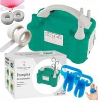 POMPKA ELEKTRYCZNA DO BALONÓW MEGA MOCNA 6xGRATIS TAŚMA KROPKI ZESTAW