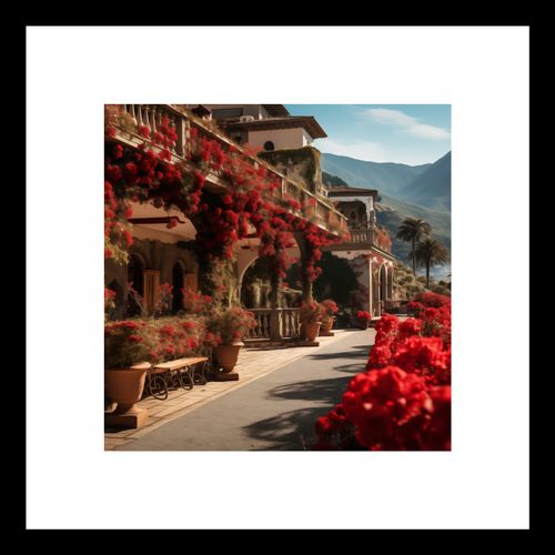 Plakat 20x20cm Czerwona Idylla na Arena.pl