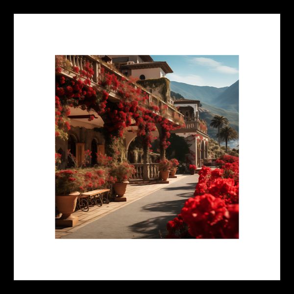 Plakat 20x20cm Czerwona Idylla zdjęcie 3