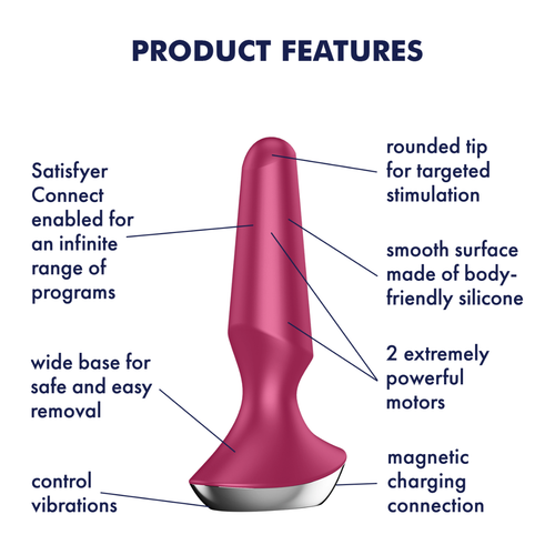 korek analny plug-ilicious 2 berry satisfyer na Arena.pl