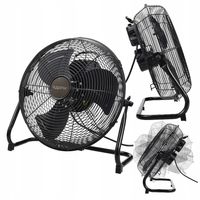 Wentylator podłogowy 55cm 3 prędkości REGULACJA 120 stopni 120W Sygonix