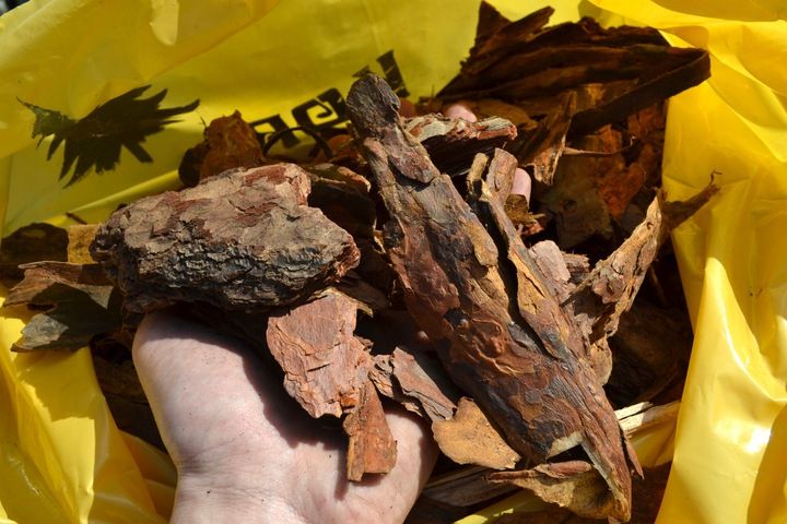 Kora sosnowa sortowana GRUBA 60 l przesiewana zdjęcie 2