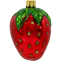 Bombka choinkowa szklana: Truskawka