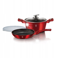 BH-6779 - Garnek I Patelnia Granitowa Berlinger Haus Burgundy Line