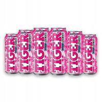 Tiger Hyper Splash Gazowany napój energetyzujący 500 ml x 6 sztuk