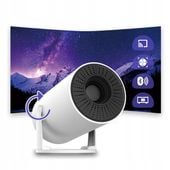 PROJEKTOR MINI RZUTNIK KVR01 PRZENOŚNY WIFI FULL HD SMART TV 4K OBROTOWY