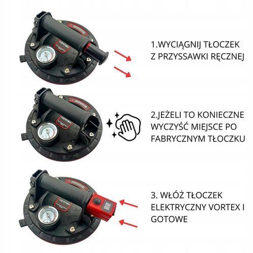 TŁOK POMPKA ELEKTRYCZNA DO PRZYSSAWEK PRÓŻNIOWYCH AUTOMAT SAMA DOPOMPUJE na Arena.pl