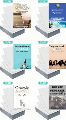 Ulotki A4 reklamowe firmowe 100szt wiele rożnych wzorów BIURO PODRÓŻY na Arena.pl