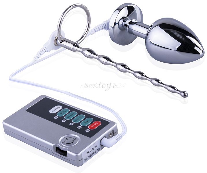 Uwaga Rażą Prądem! Korek Analny Z Dilatorem zdjęcie 1