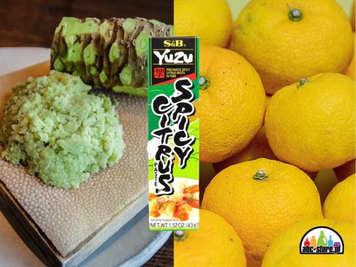 Pasta wasabi z yuzu do sushi gotowa ostra pasta chrzan tubka 43g na Arena.pl