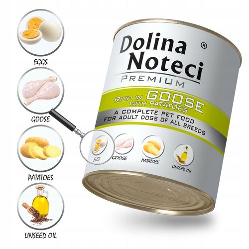 MOKRA KARMA DLA PSA DOLINA NOTECI PREMIUM PUSZKA PIES MIX SMAKÓW 10 X 800G na Arena.pl