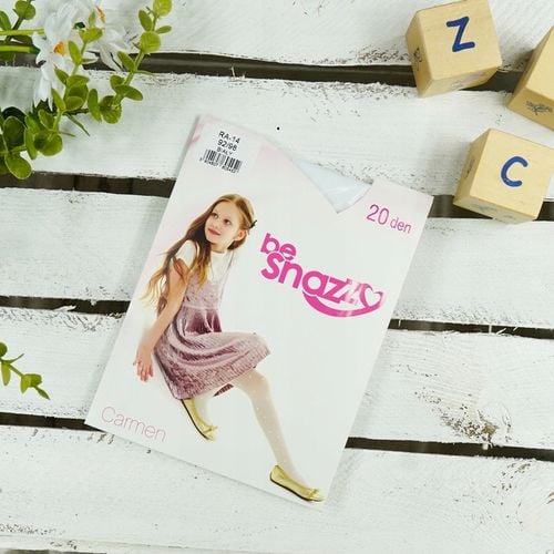 BIAŁE RAJSTOPY KOMUNIA w kropki 140-146 20 DEN na Arena.pl