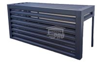 Osłona Klimatyzatora 100x50x60cm Antracyt - Zabudowa Klimatyzacji GP497