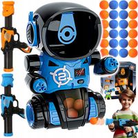 STRZELANIE DO CELU ROBOT + 2x PISTOLET NA KULKI LICZNIK GRA ZRĘCZNOŚCIOWA
