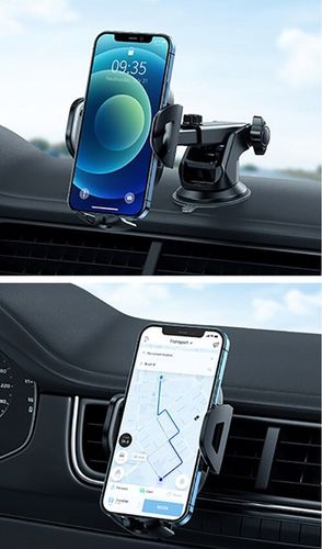 UCHWYT DO SAMOCHODU NA TELEFON SZYBĘ KOKPIT SOMOCHODOWY REGULOWANY na Arena.pl
