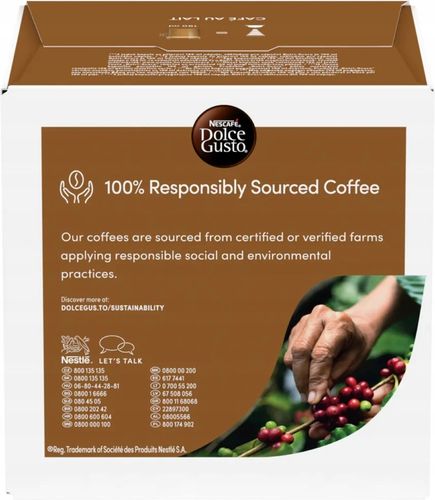 Kapsułki Nescafe Dolce Gusto Cafe Au Lait 16 szt na Arena.pl